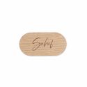 Marque place en bois personnalisable "wild"