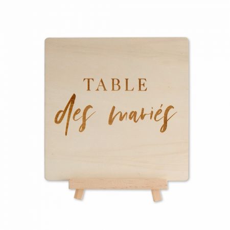 Nom de table en bois...
