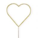 Grande étincelle "cœur doré" - 32 cm