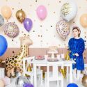 Ballon en mylar Happy Birthday - rose clair