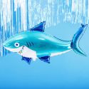 Ballon mylar "requin" - 92 cm