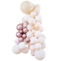 Kit pour guirlande de ballons "nude et palme" - 70 ballons
