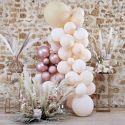 Kit pour guirlande de ballons "nude et palme" - 70 ballons