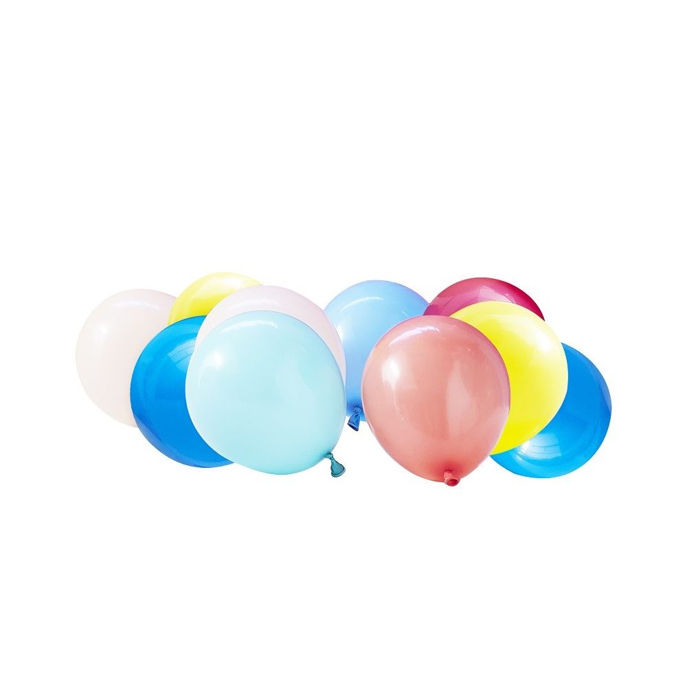 Lot De 40 Petits Ballons Colores 13 Cm