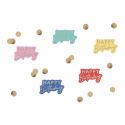 13 g confettis colorés "happy birthday"