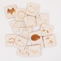 Jeu en bois personnalisable "Mémory"