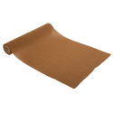 5 m chemin de table mousseline "noisette" - 28 cm