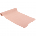 5 m chemin de table mousseline "vieux rose" - 28 cm