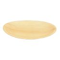 6 assiettes écologiques en feuilles de palmiers - 18.5 cm