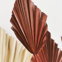 10 feuilles terracotta "palm spear" - 55 cm