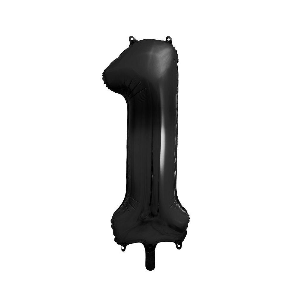 Ballon mylar Chiffre ''0'' - 86cm - noir