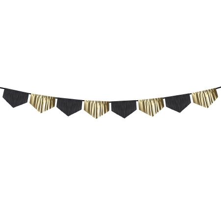 Guirlande de franges noires...