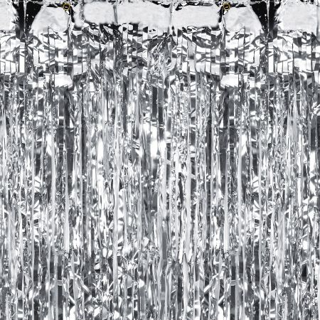 Rideau mylar argenté - 2,50 m