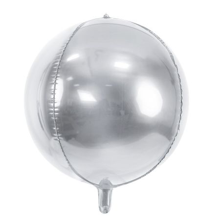 Ballon bulle argenté - 40 cm