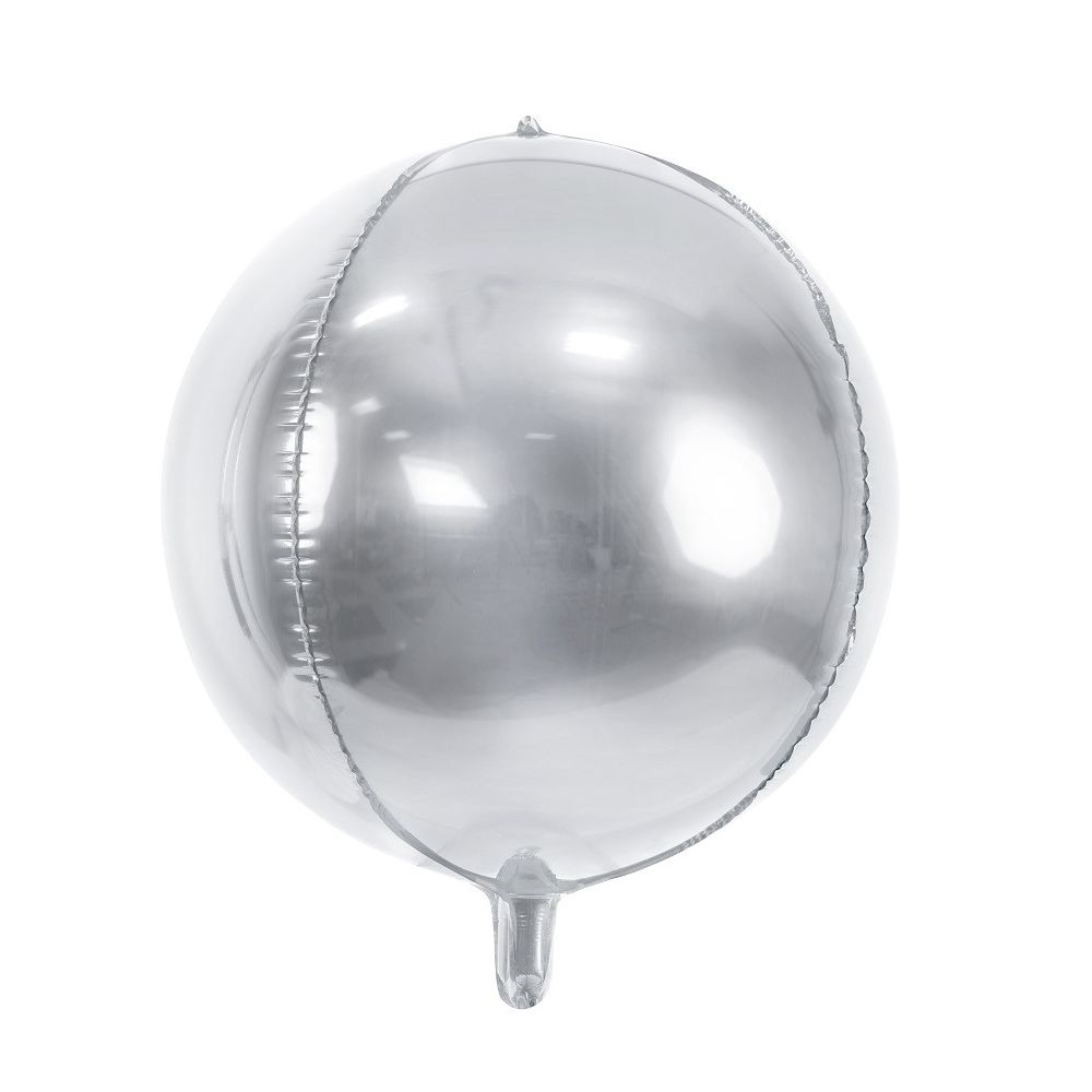 Ballon bulle argenté - 40 cm