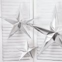 Etoile en papier - 45 cm - argent