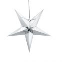 Etoile en papier - 45 cm - argent