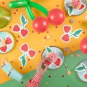 20 Serviettes de table Cerise