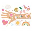 Tatouages temporaires "California love"