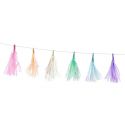 Guirlande de mini tassel pastel - 1.2 m