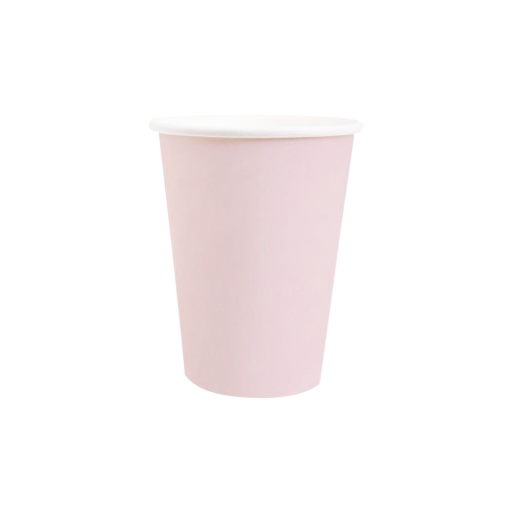 10 gobelets rose pétale - 25 cl