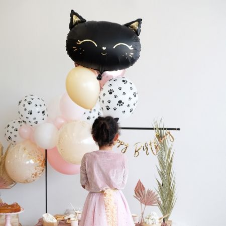 Ballon mylar "chat noir"
