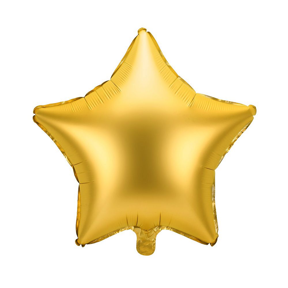 Ballon étoile dorée - 46 cm