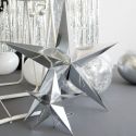 Etoile en papier - 70cm - argent