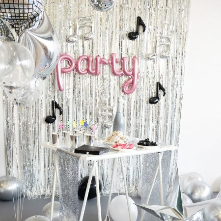 Rideau de fête - argent