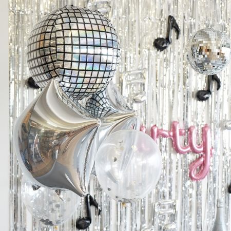 Ballon en mylar Boule disco...
