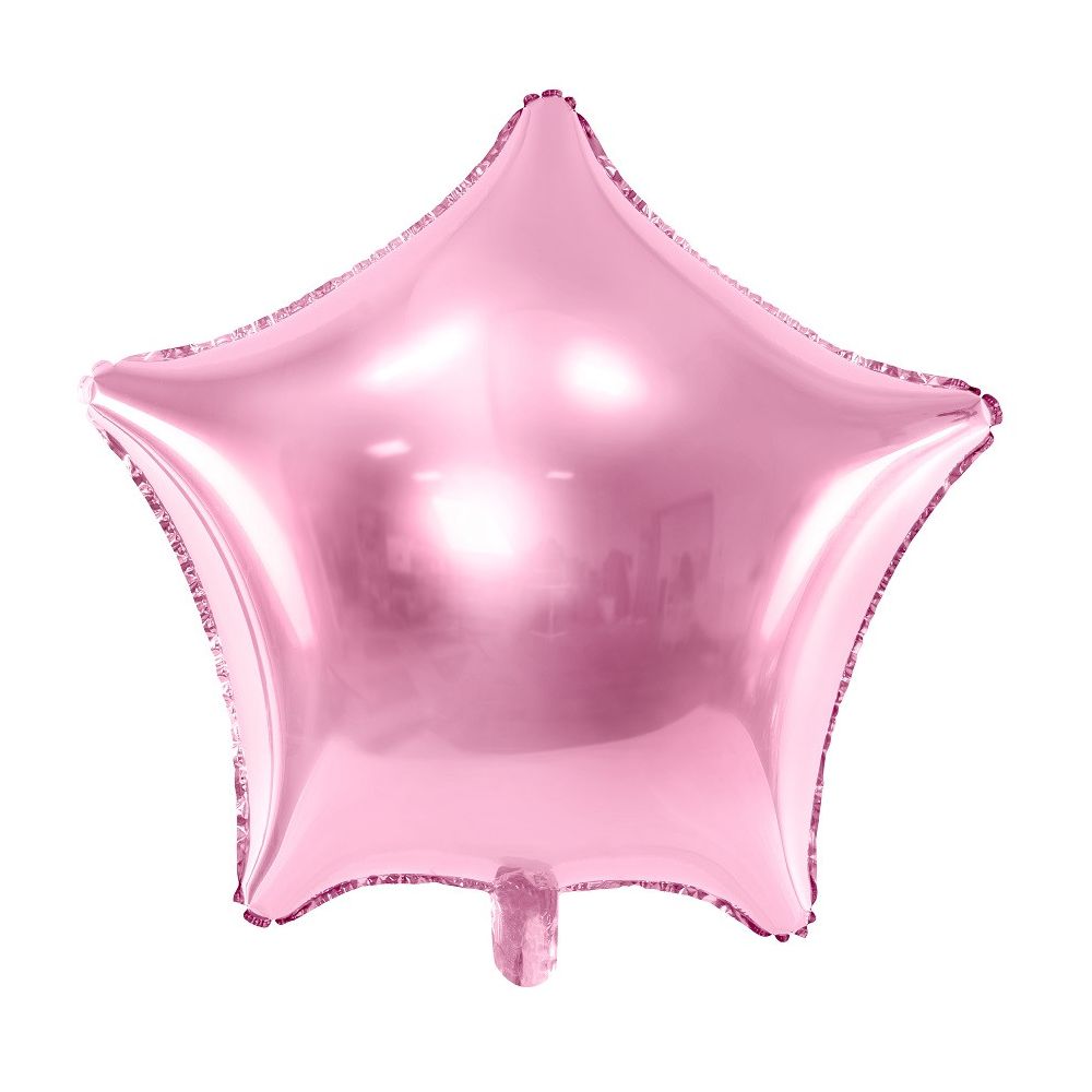 Ballon étoile rose - 46 cm
