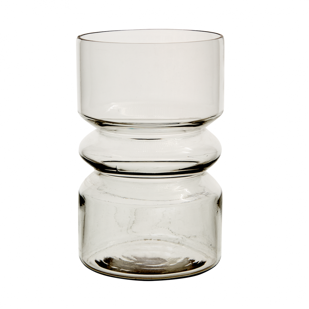 Vase en verre "minimaliste" - 18 cm