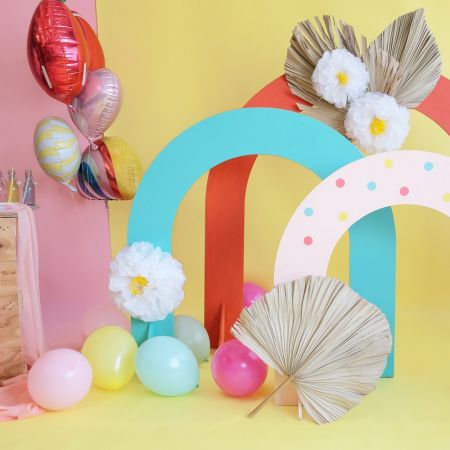 Ballon fushia -  28 cm 