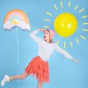 Ballon en mylar arc -en -ciel