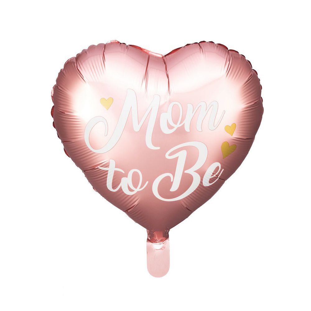 Ballon en mylar Mom to Be - rose