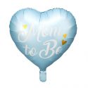 Ballon bleu pastel "Mom to be" - 35 cm