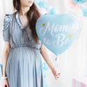 Ballon en mylar Mom to Be - bleu