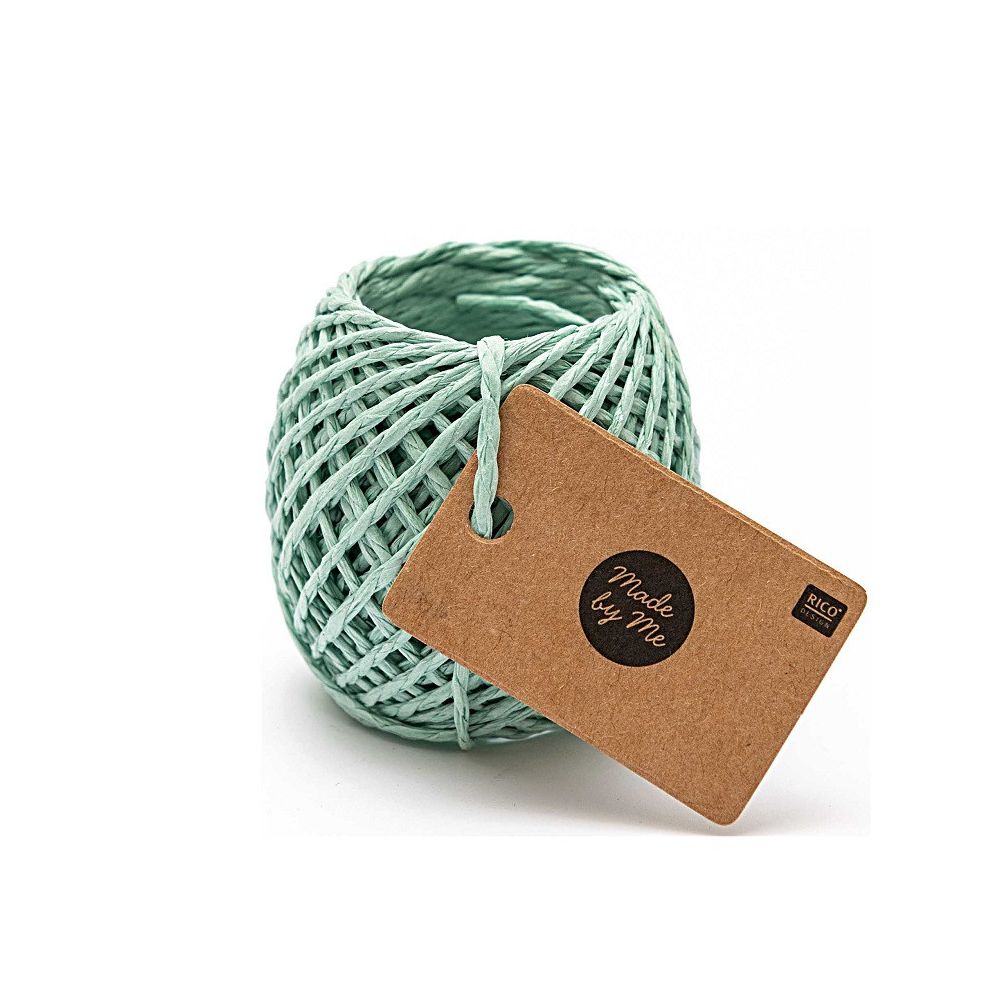 20 m ficelle papier "menthe"