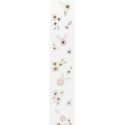 10 m masking tape "blanc fleurs" - 1,5 cm