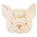 Décoration en bois personnalisable "chien"