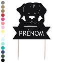 Cake topper en papier personnalisable "chien"