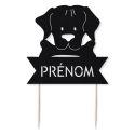 Cake topper en papier personnalisable "chien"