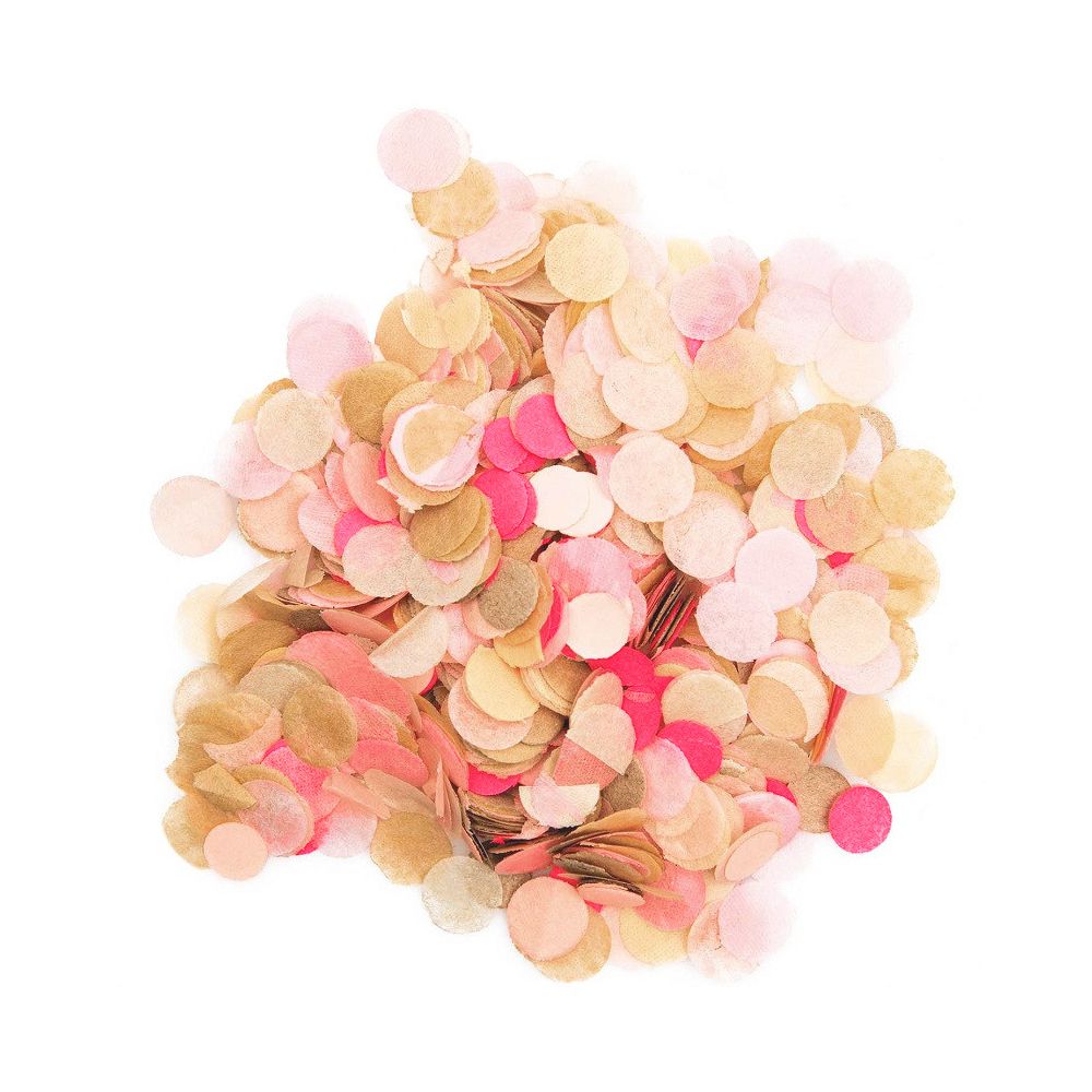 20 g mini confettis ronds "blush"