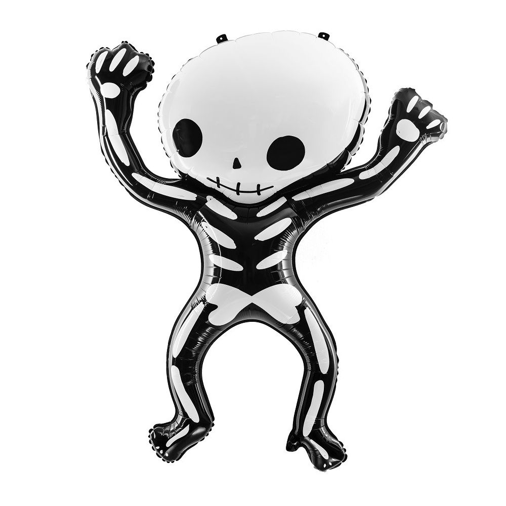 Ballon mylar "squelette" - 100 cm