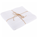 Nappe en gaze de coton "blanc" - 240 cm