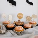 6 pics à gâteaux en bois "Halloween"