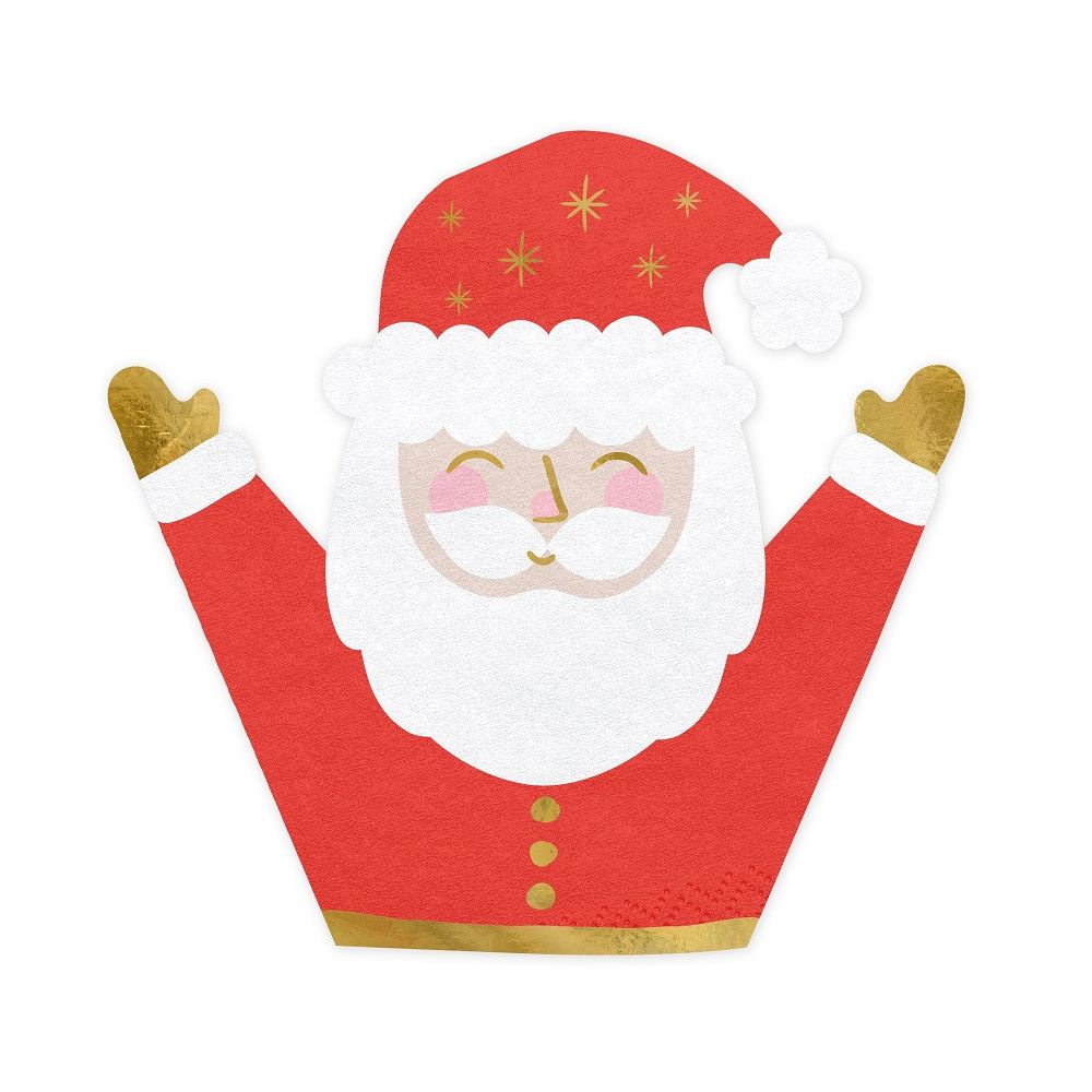 20 serviettes "papa noël"