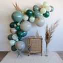 Kit pour guirlande de ballons "sauge et eucalyptus" - 50 ballons