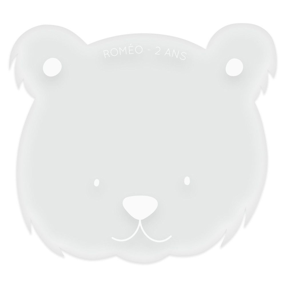 Décoration en plexiglas personnalisable "ours"