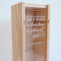 Tirelire en bois personnalisable "rêve"